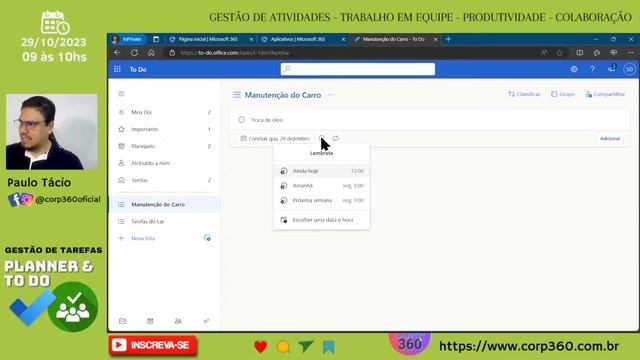 Live - Gestão de Tarefas com Microsoft Planner e To Do смотреть онлайн