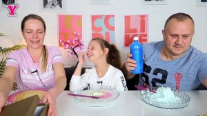 Большой Маленький СТАКАН или НИЧЕГО Слайм Челлендж Чао Юля