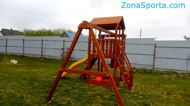 Детская площадка Савушка Мастер 5 (Махагон) обзор смотреть онлайн