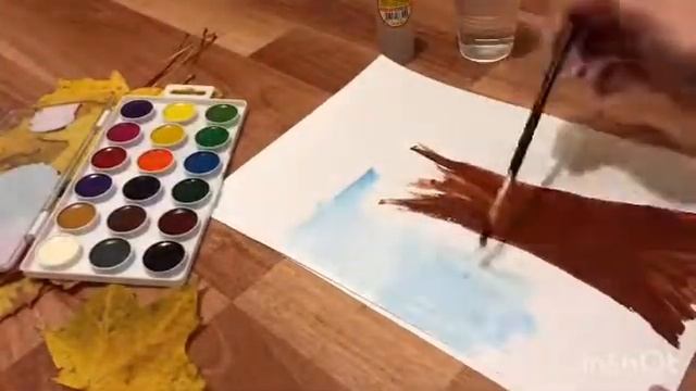 Мастер класс «Осеннее дерево» смотреть онлайн