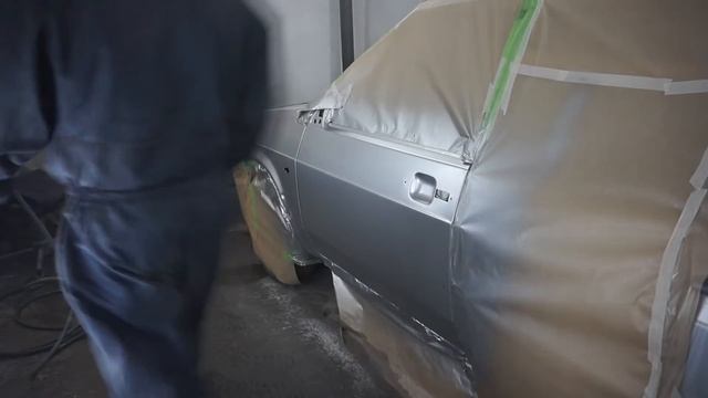 ВАЗ-2114. Подготовка к покраске.Покраска серебра в переход. Авто готово. смотреть онлайн