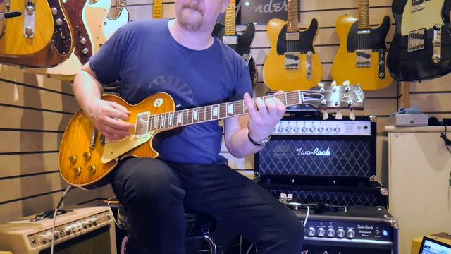 Gibson Custom Made to Measure 59 Les Paul VOS Handpicked Top Golden Poppy Burst 931536 смотреть онлайн