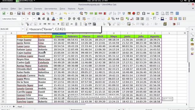 Calc: Función BuscarV смотреть онлайн