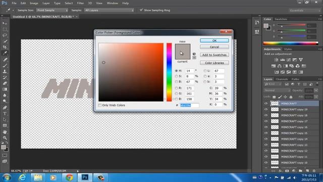 Adobe Photoshop Tutorial: How To Make A Minecraft Logo смотреть онлайн