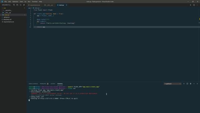 Python Tutorial | Flask + Gunicorn Hello World смотреть онлайн