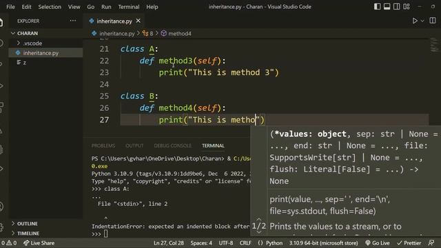 Learn Inheritance in 10 Minutes || Object Oriented Programming || Python смотреть онлайн