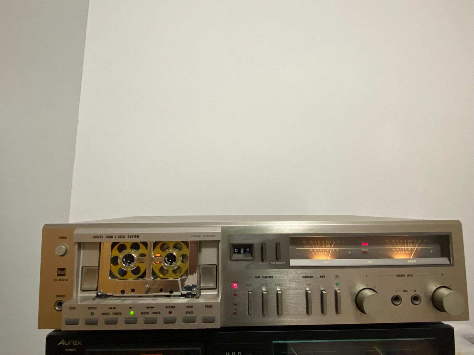 Кассетная стерео дека DUAL C 824 с 3 головками и -Кассетная дека Dual C 844 -ЯПОНИЯ-1981-1984-ГОД смотреть онлайн
