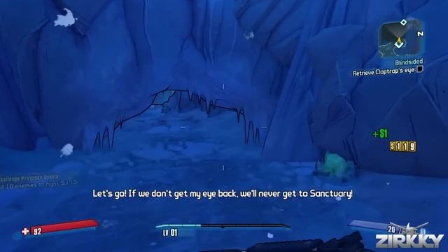 Borderlands 2 - Walkthrough Part 1 Krieg The Psycho Gameplay No Commentary смотреть онлайн