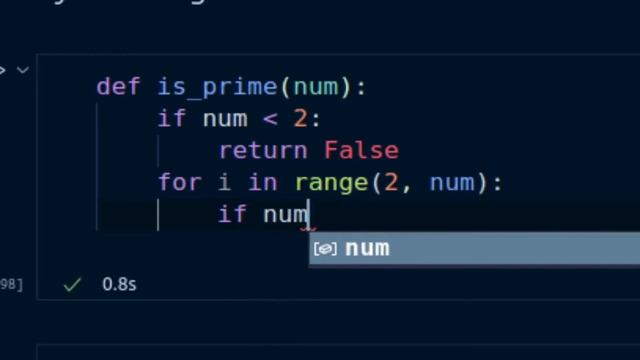 Prime number checker | 33 Seconds | Python смотреть онлайн