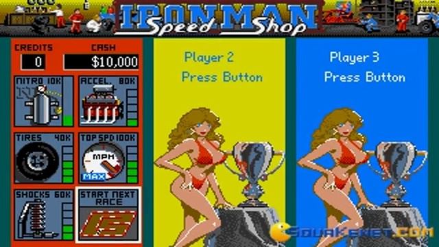 Ironman Offroad Racing gameplay (PC Game, 1989) смотреть онлайн