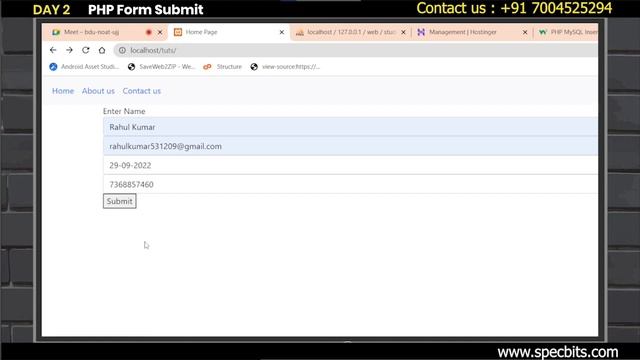 PHP Form Submit | How to Make Login Form in PHP | Tutorial - 1 смотреть онлайн