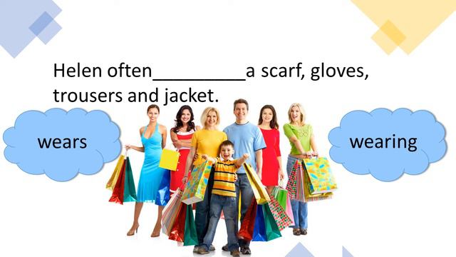 present simple vs present continuous clothes game смотреть онлайн