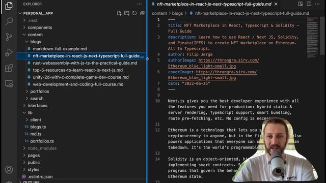 Next JS with React - Build Personal App (Blogs & Portfolios) - Preview смотреть онлайн