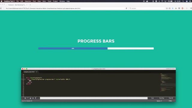 Bootstrap Components Progress bars смотреть онлайн