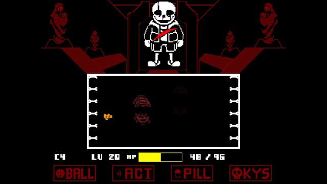 КРИПОВЫЙ САНС С НОТКАМИ БЕЗУМИЯ! - LA JUPO VANIA UNDERTALE FAN GAME смотреть онлайн