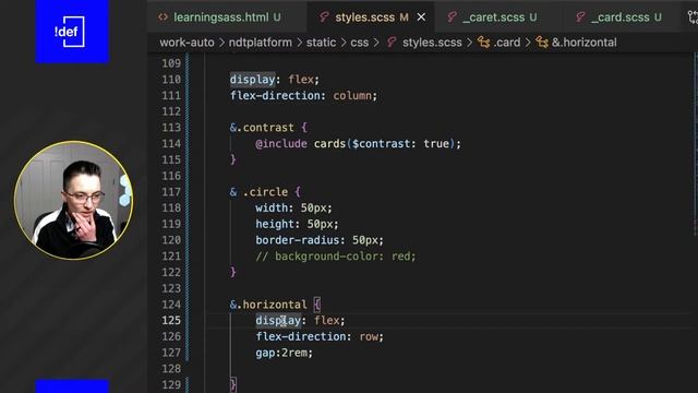 Learning Sass Mixins: Alternating Color Classes and Creating Cards смотреть онлайн