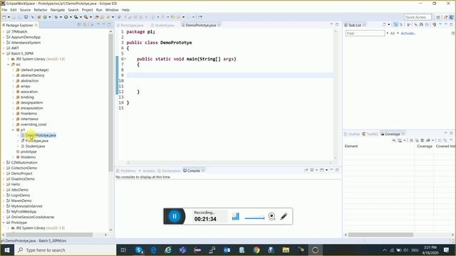 Prototype Design Pattern In Java | Design Patterns in Java | Java Tutorial In Hindi смотреть онлайн