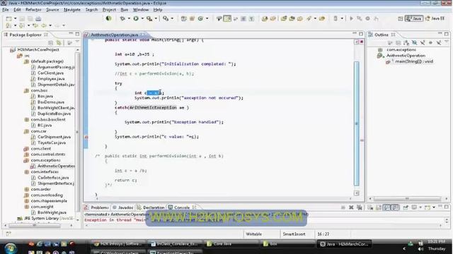 Java exception handling Tutorial | Exception Hierarchy In Java | Java Online Training | Free Demo смотреть онлайн