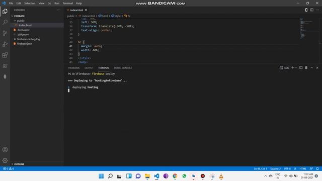 Firebase Deploy смотреть онлайн