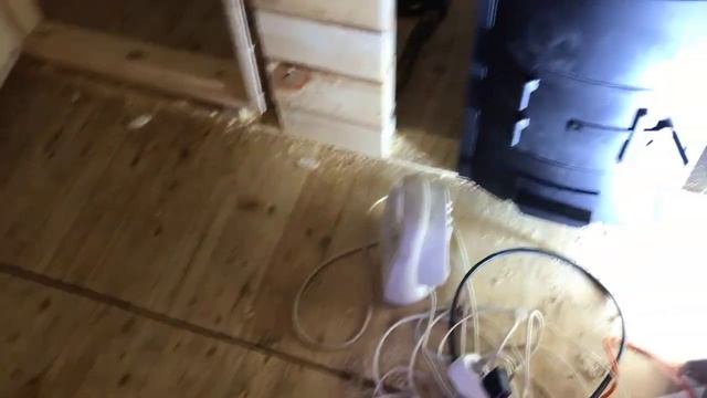 Строим перевозную Баню из профилированного бруса часть 2 смотреть онлайн