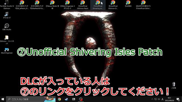パソコン初心者の嫁でもできる　「オブリビオン」ＭＯＤの始め方　【スチーム版2022】MOD導入編 смотреть онлайн