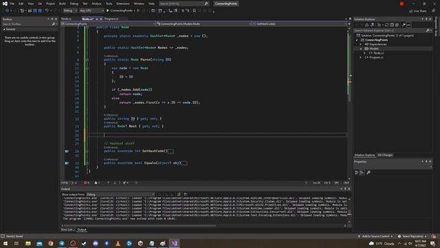Connecting nodes interview question in C# смотреть онлайн