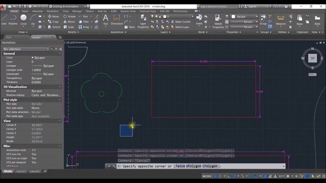 Selecting in AutoCAD 2016 - AutoCADemy смотреть онлайн