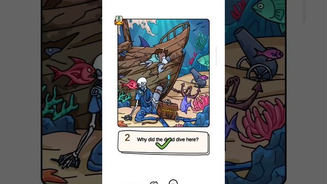 Brain out detective level 20 secrets of the seabed walkthrough gameplay solution смотреть онлайн