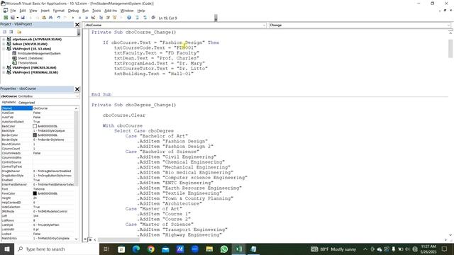 Student Management System | Excel VBA Project | (University Database) смотреть онлайн