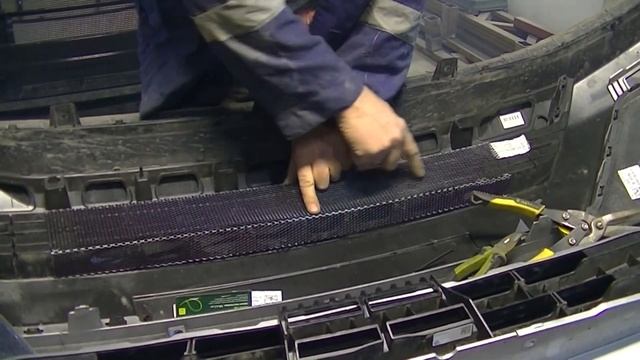 Как снять бампер и поставить сетки на Hyundai Creta. смотреть онлайн