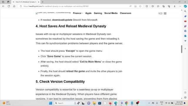 How To Fix Medieval Dynasty Co-op/Multiplayer Not Working смотреть онлайн