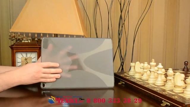 Ультра-тонкая полимерная из мягкого силикона панель-накладка для iPad Pro 12.9" черная смотреть онлайн