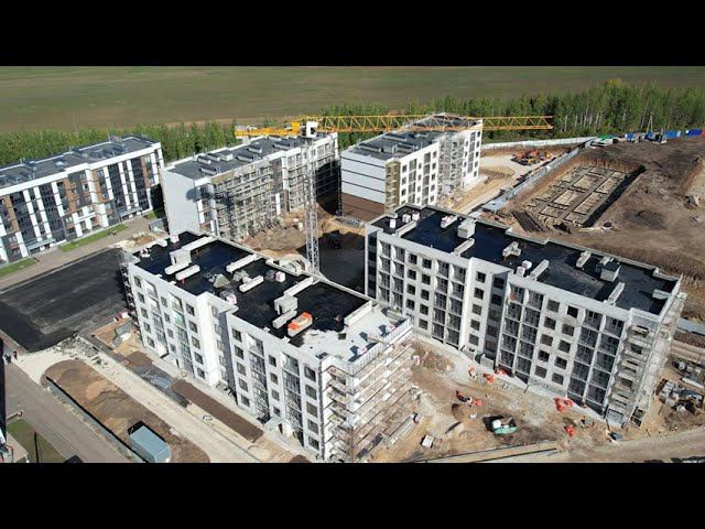 Ход строительства ЖК Белая Аллея (сентябрь 2021) смотреть онлайн