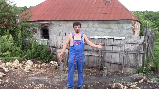 Дом в Деревне! Стихия и Гроза! Молния по проводам! Фундамент под Курятник! смотреть онлайн