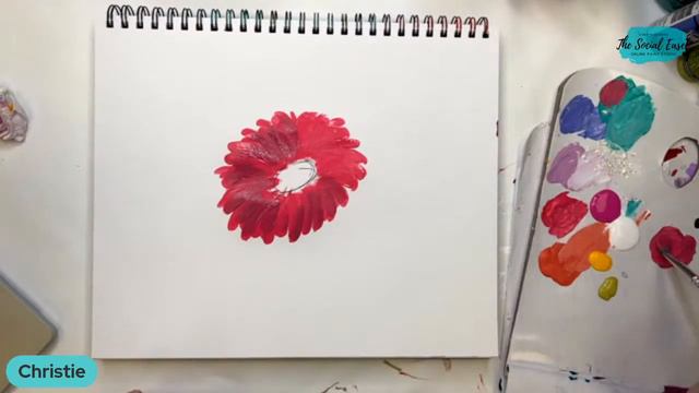 How To Paint Daisy Flowers-Online Lessons смотреть онлайн