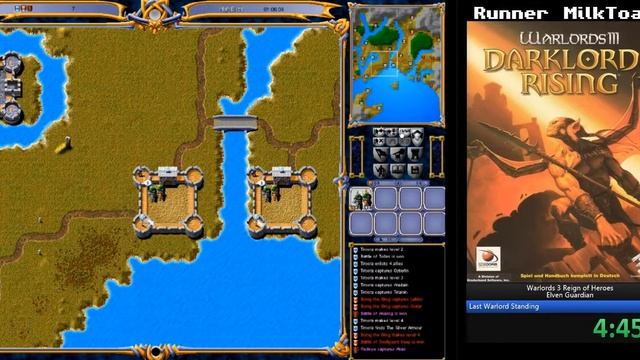(World Record) Warlords III Darklords Rising "Elven Guardian" in 09m 27s | Speedrun [PC] смотреть онлайн