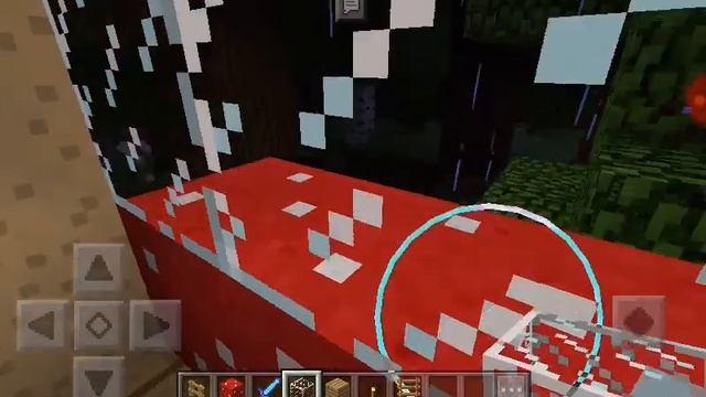 дом внутри гриба Майнкрафт