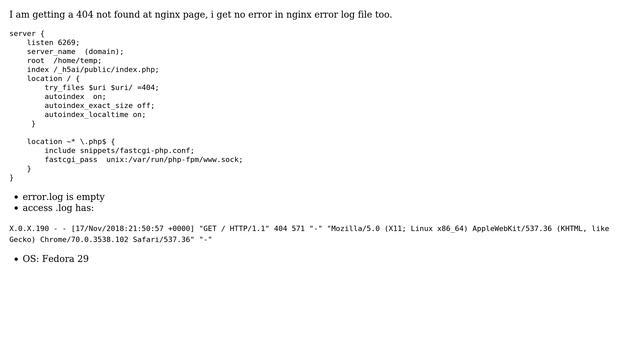 DevOps & SysAdmins: Nginx says 404 not found, no error log смотреть онлайн