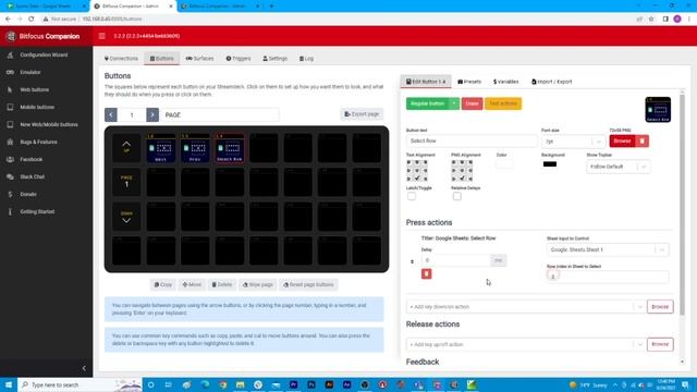 Titler Live Tutorial | Using Bitfocus Companion To Navigate And Operate Spreadsheets
