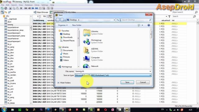 Cara Ekspor Tabel MySQL ke Excel смотреть онлайн