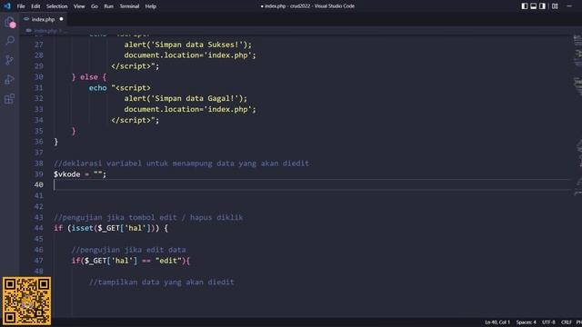 #6 - Menampilkan Data yang akan di Ubah | CRUD PHP & MySQL + Bootstrap 5 dalam 1 halaman смотреть онлайн