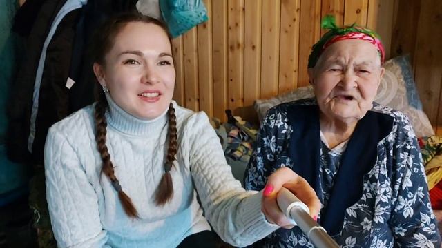 НА ЛЫЖАХ ПО КРАСИВЫМ МЕСТАМ // В гостях у 88-летней бабушки // Хорошо в деревне смотреть онлайн