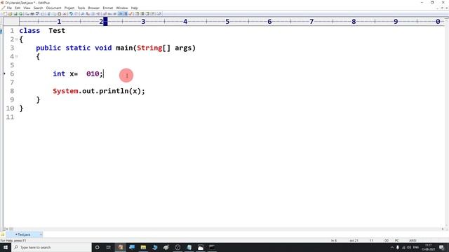 Literals in java | java literals | types of literals in java | integral literals in java смотреть онлайн