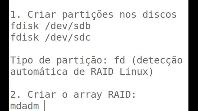 Como criar array RAID por software no Linux - Comando mdadm смотреть онлайн