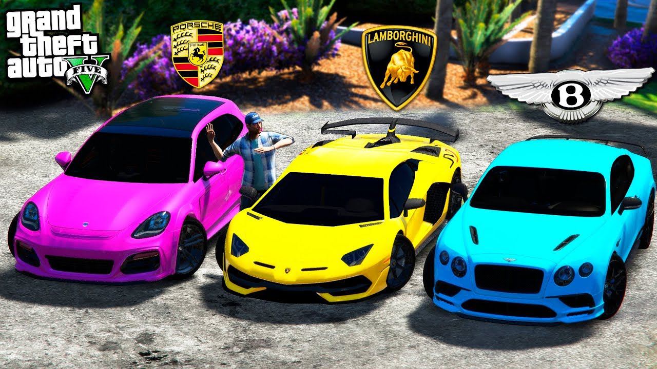 БИТВА АВТОУГОНЩИКОВ В ГТА 5 ОНЛАЙН! УГНАЛИ САМЫЕ ДОРОГИЕ ТАЧКИ В БОГАТОМ РАЙОНЕ! AVENTADOR SVJ!