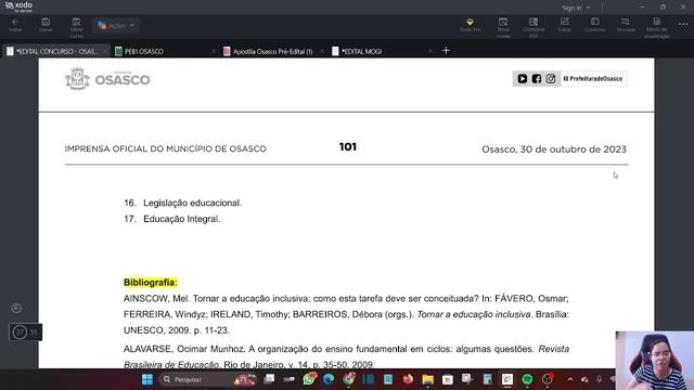 Concurso Educação Prefeitura de Osasco: Análise do Edital e as Minhas Apostilas смотреть онлайн