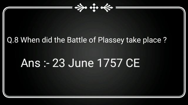 Questions related to East India company, Battle of Plassey and Battle of Buxar смотреть онлайн