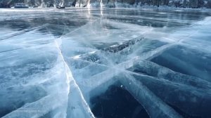 Путешествие на зимний Байкал.  Байкал зимой.  Чистый лед озера БАЙКАЛ.