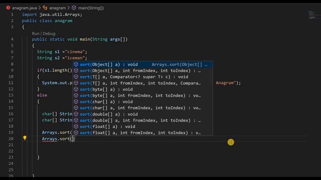 ANAGRAM in JAVA | தமிழ் смотреть онлайн