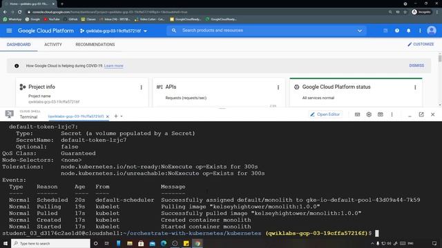 Orchestrating the Cloud with Kubernetes | Qwiklabs [GSP021] смотреть онлайн
